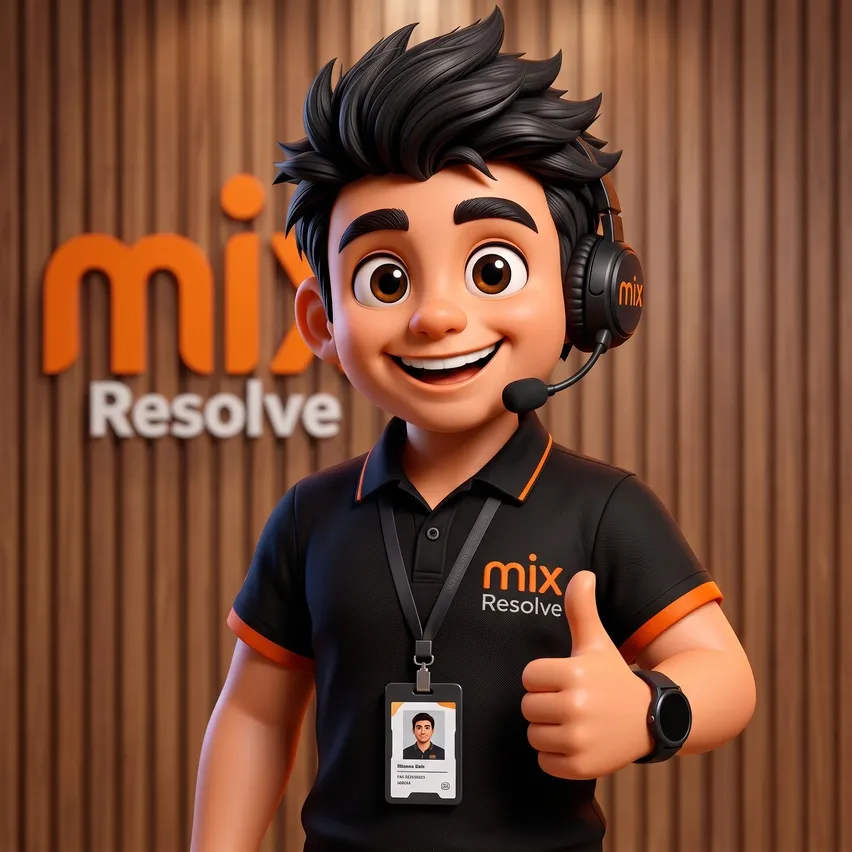 Atendente da Mix pronto para falar com você