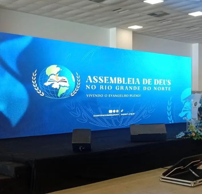 Backdrop digital em painel de LED da Mix