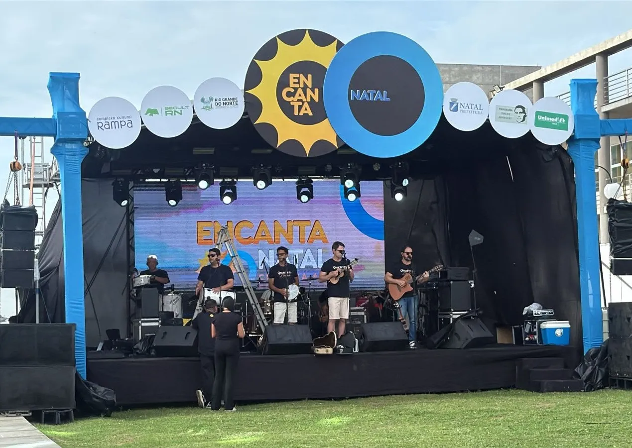 Sonorização de show em evento cultural